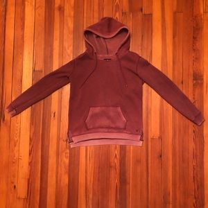 American Eagle Faded Burgundy Hoodie XS